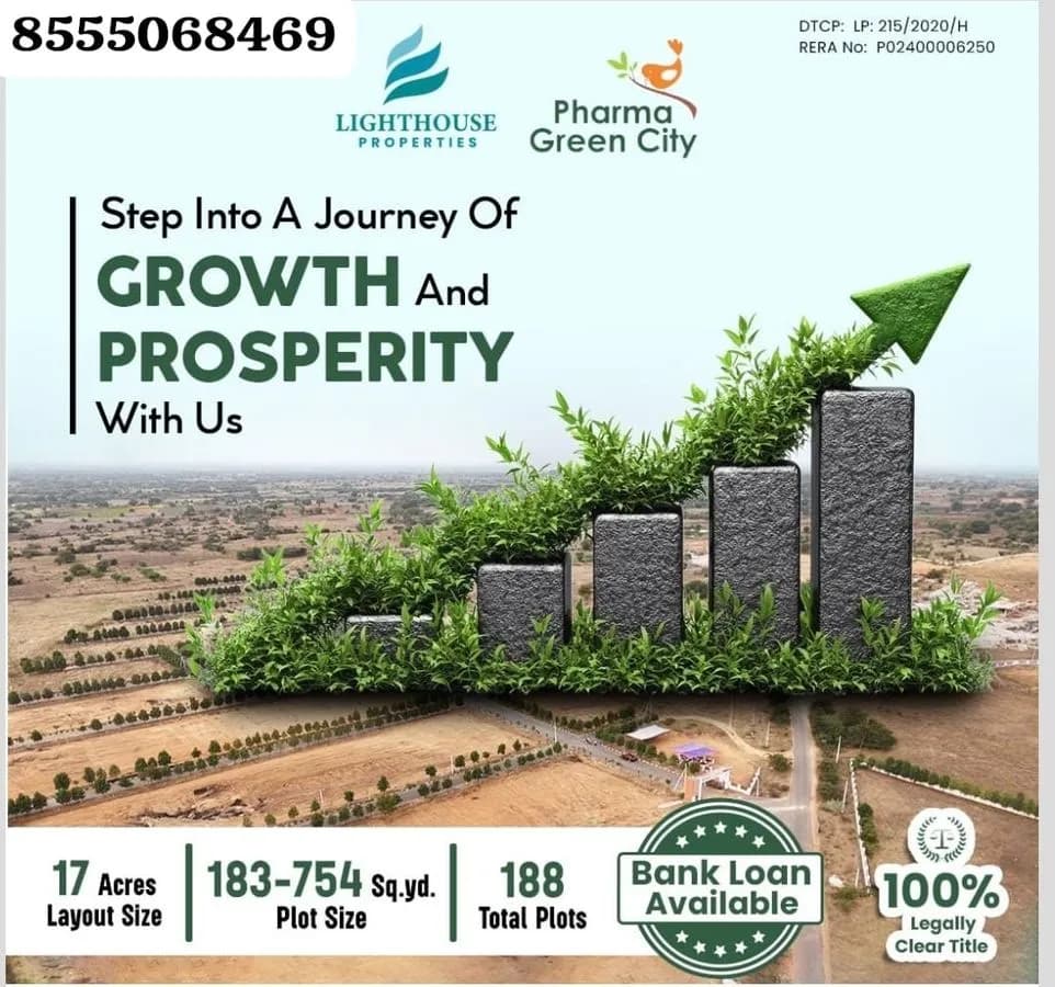  Pharma Green City – DTCP & RERA Approved Open Plots